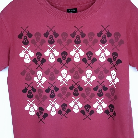 Childs Skull & Guitar Crossbones T-shirt sz. 5T - Picture 5 of 5